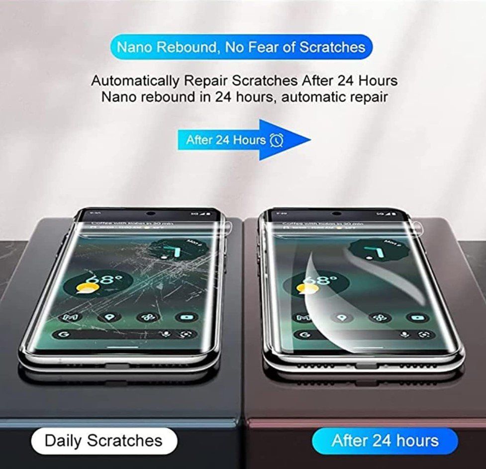 Ritocchi & pellicole di protezione: Google Pixel 7 - Display Schutzfolie Hydrogel Film – Nuovo e nell'imballaggio originale da Rorschacherberg venduto da elektrofreak 2