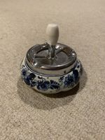 Aschenbecher, Delfter Blau, handgemalt, Holland
