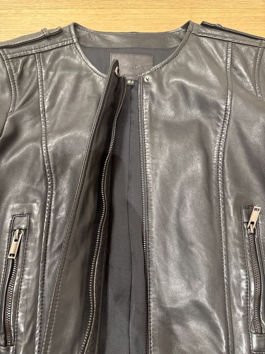 Massimo Dutti Jacken: Wunderschöne Damen Leder Bikerjacke von Massimo Dutti Gr. S – Gebraucht aus Ennetbaden von Katiusia 3