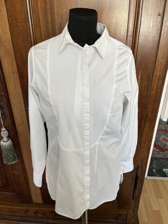Anne Fontaine Paris blusa bianca cotone
