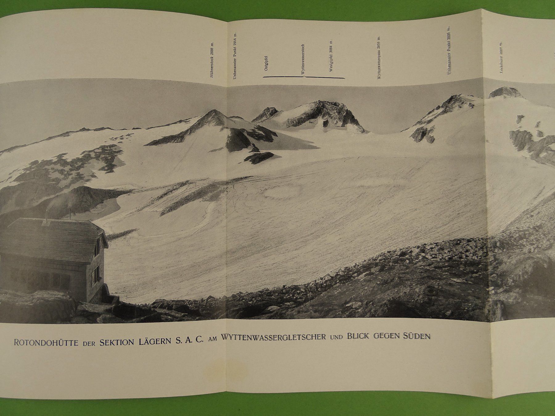 Stiche: WYTTENWASSERGLETSCHER PANORAMA – Gebraucht aus Grüningen von Kartensammler 1