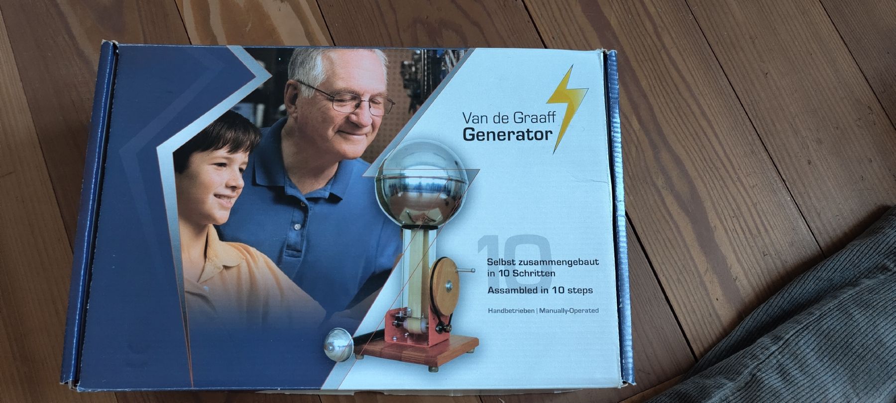 Baukästen: Van de Graaff Bausatz, handbetrieben – Gebraucht aus Nuglar von bibabone