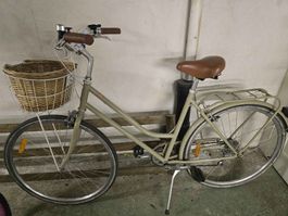 Damen Velo Beige mit Korb Top Zustand
