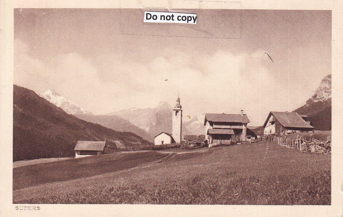 Cartoline postali: Sufers  /  Sur   GR    (Viamala) – Usato da Brig venduto da Valcards54
