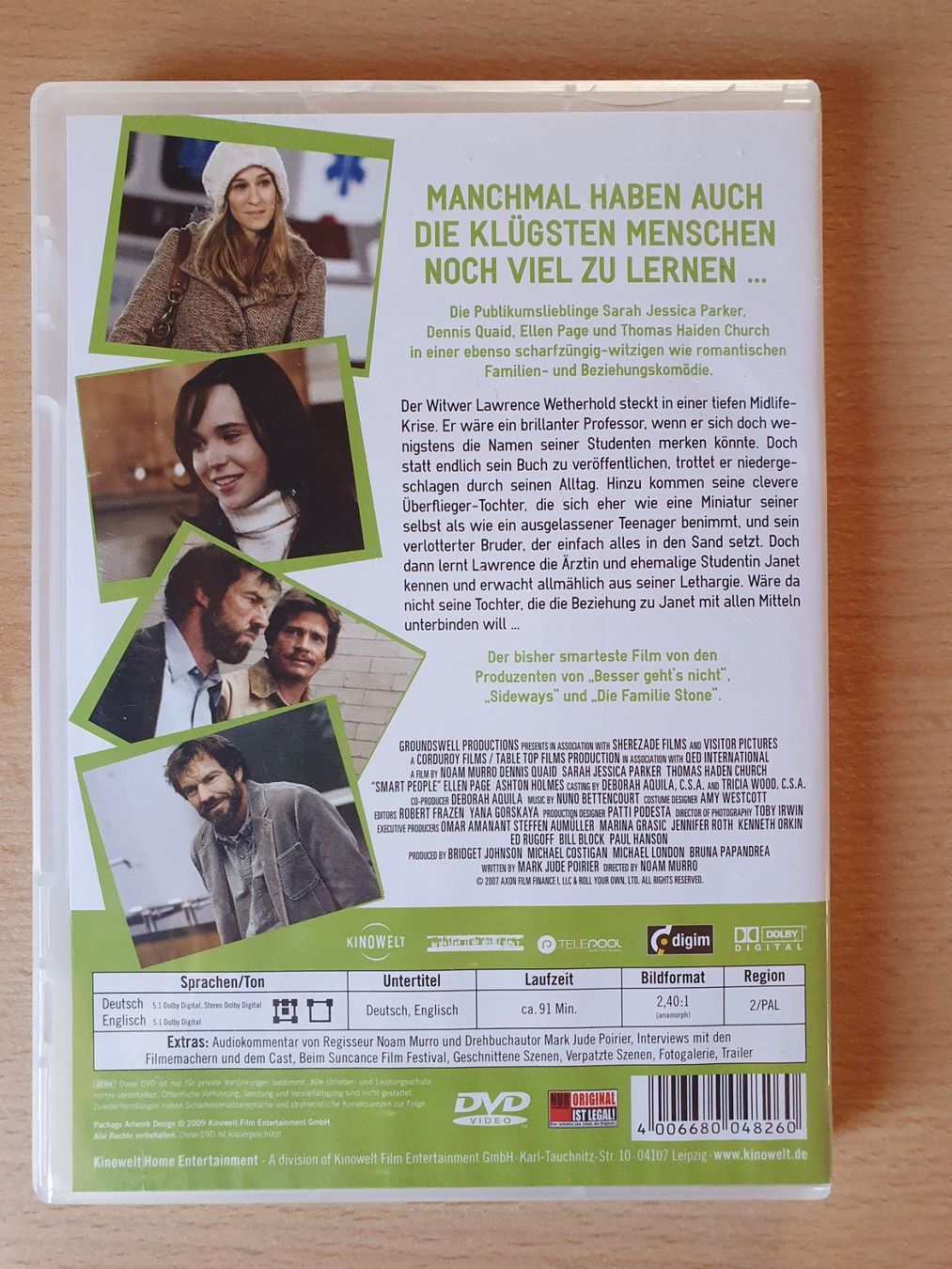 Tutti i DVDs: DVD - Smart People - Dennis Quaid, Ellen Page – Usato da St. Margarethen TG venduto da Schachmatt 1