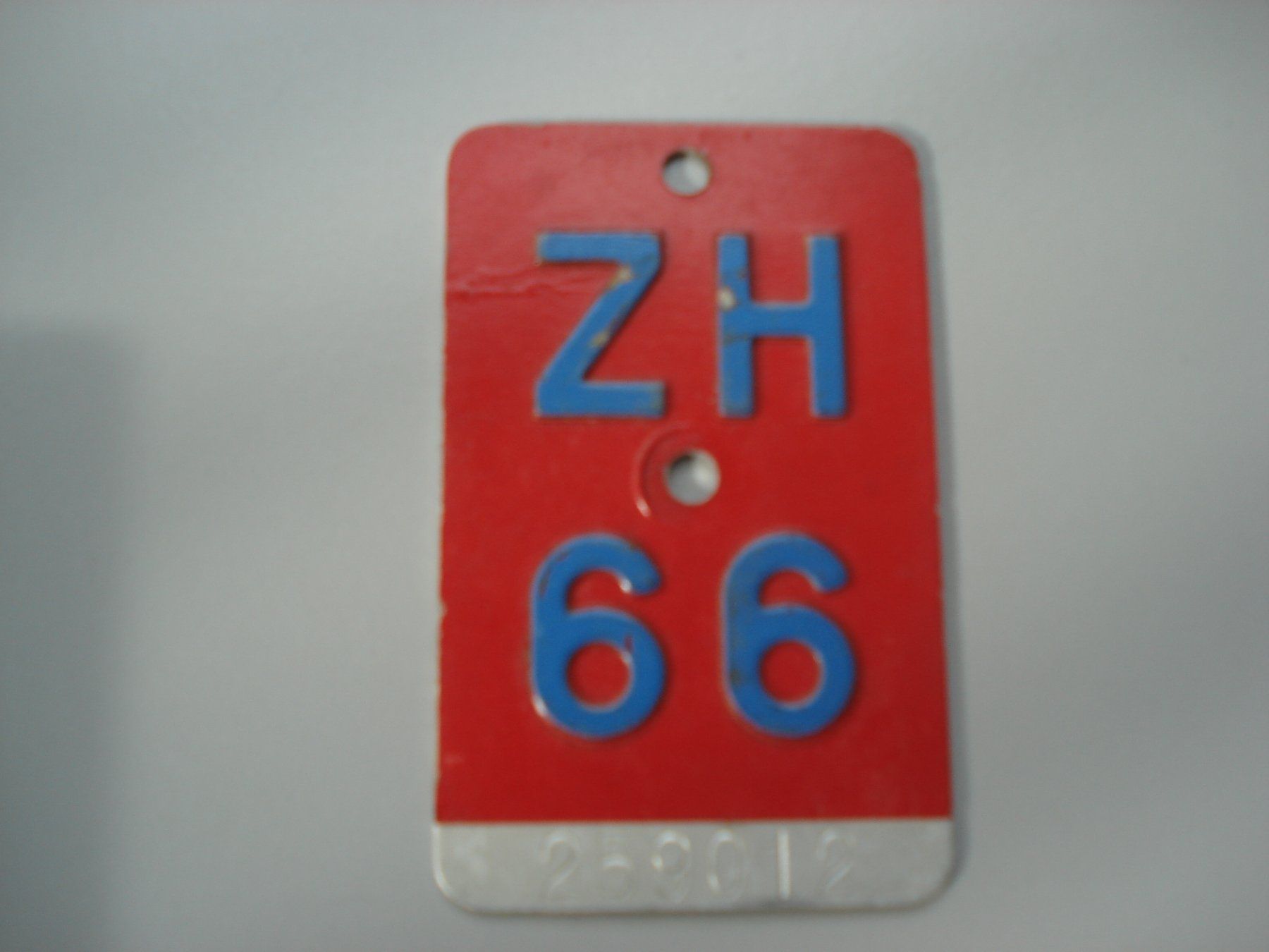 Ecriteaux: Velonummer ZH 1966 – D'occasion à Root par vil_k76z