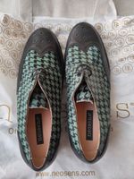 Schwarzgrüne Schuhe von Neosens, neu mit Beutel, Gr. 36