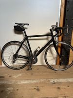 Rennrad schwarz matt Shimano 105 guter Zustand