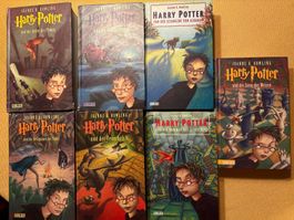 7 Harry Potter-Bücher gebunden - 2. Wahl