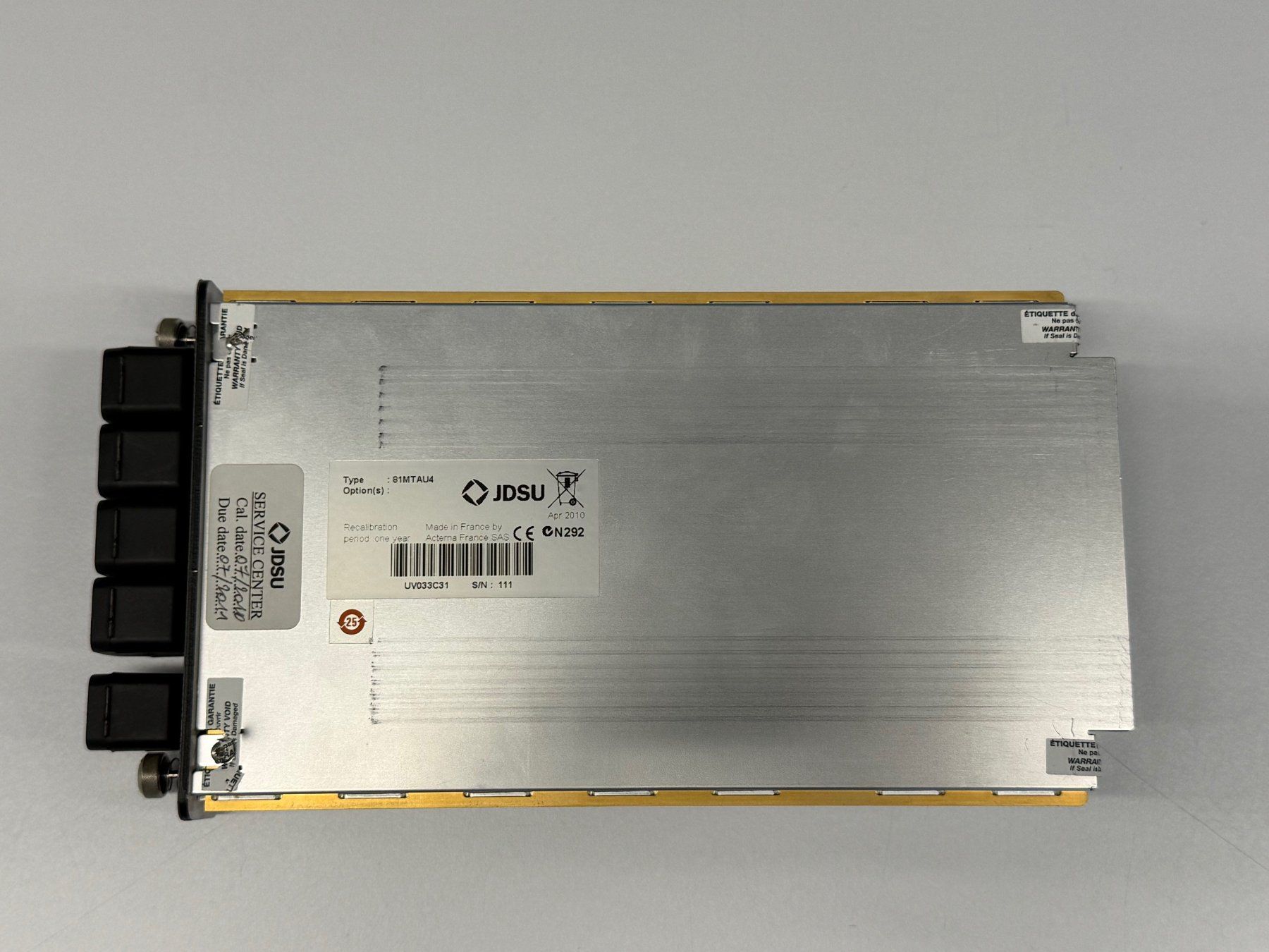 Misurare: JDSU Optical Switch Modul – Usato da Rotkreuz venduto da mesomatic 1