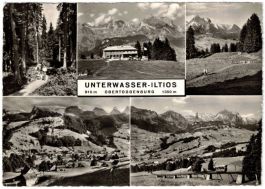 Unterwasser - 5 Bild AK Iltios