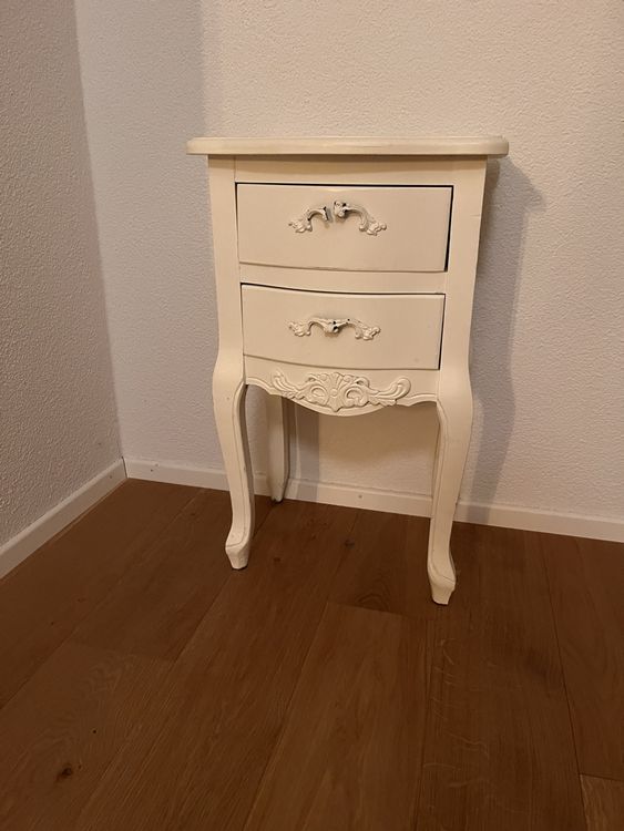 Gicos Lanterna Porta Candela portacandela Tonda con Piedi Struttura in Legno Intreccio bambù Bicchiere in Vetro Bianca Shabby Chic 17 * 46 cm XDH-777929