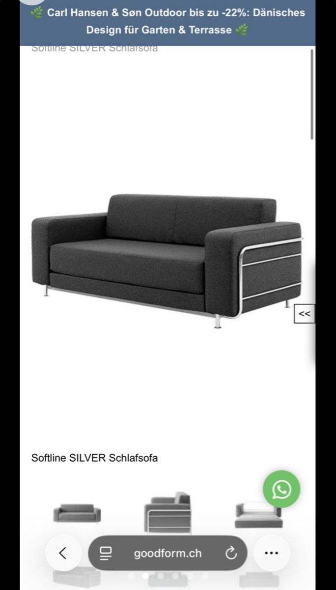 Sofas: SOFTLINE Modular Sofa grau – Gebraucht aus Schliern b. Köniz von car_767c 1
