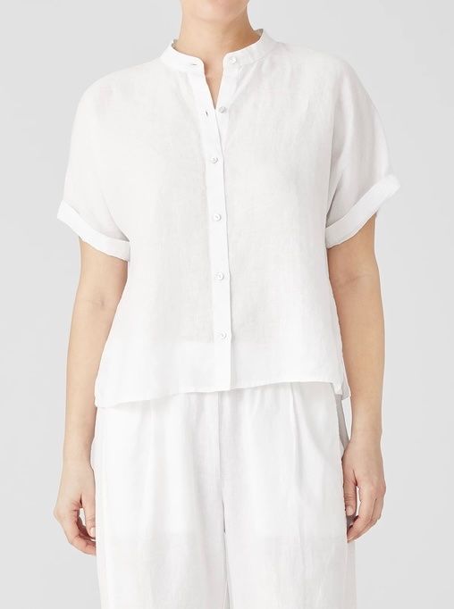 Blusen: Eileen Fisher Leinenbluse Grösse M – Gebraucht aus Oberwil BL von Leni-Mischi 5
