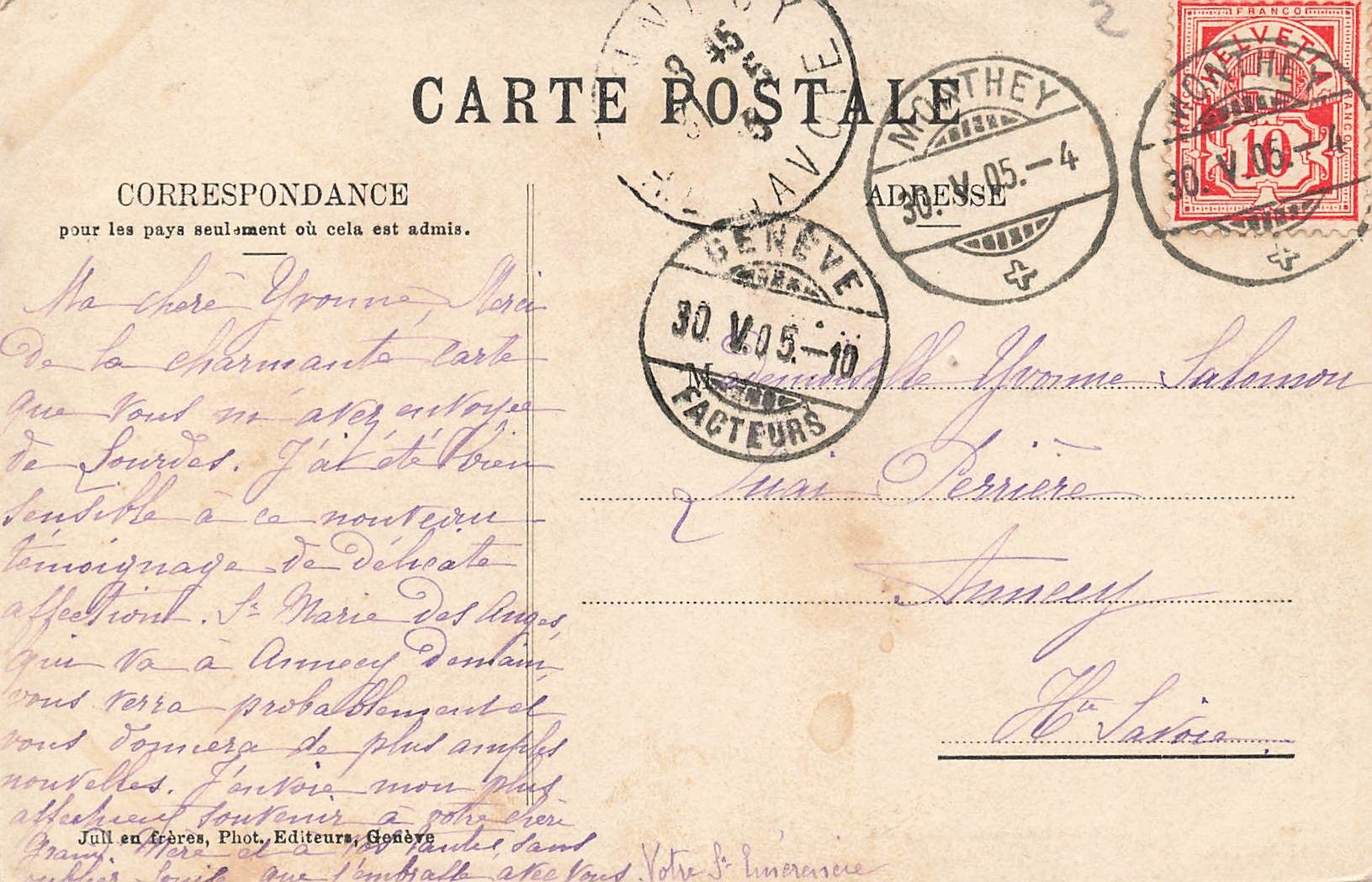 Cartoline postali: Lac de Morgins – Usato da Biasca venduto da Blenio71 1