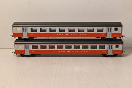Swiss Express Personenwagen Liliput HO/DC ohne OVP , 2 Stück