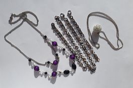 Lot Schmuck Lange Ketten