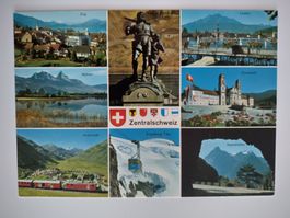 8 Vintage AK Zentralschweiz, unbeschrieben, Top!