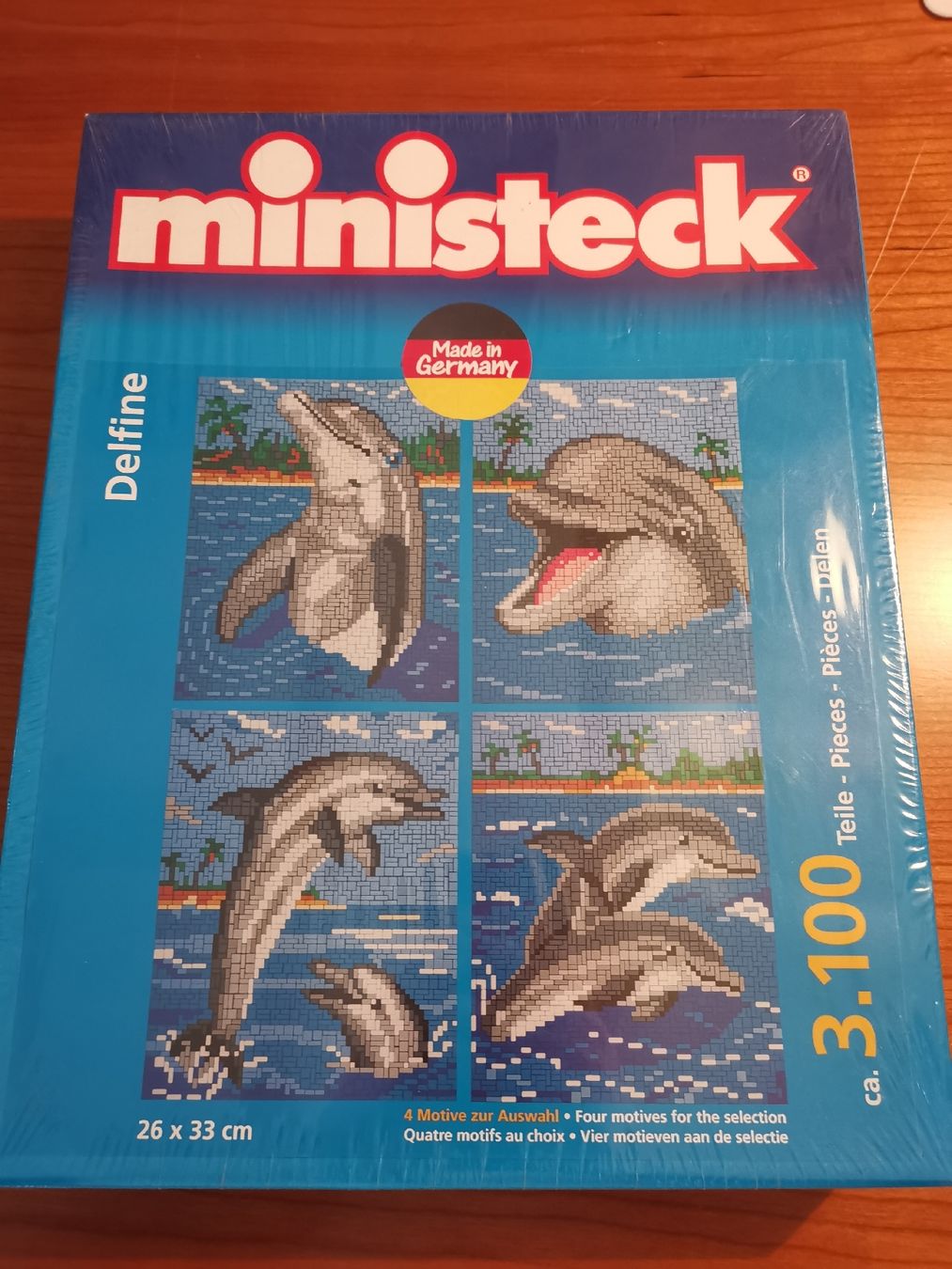 Kit bricolage: Neu Ministeck Delfine Bild – Nuovo e nell'imballaggio originale da Stans venduto da Findus7318