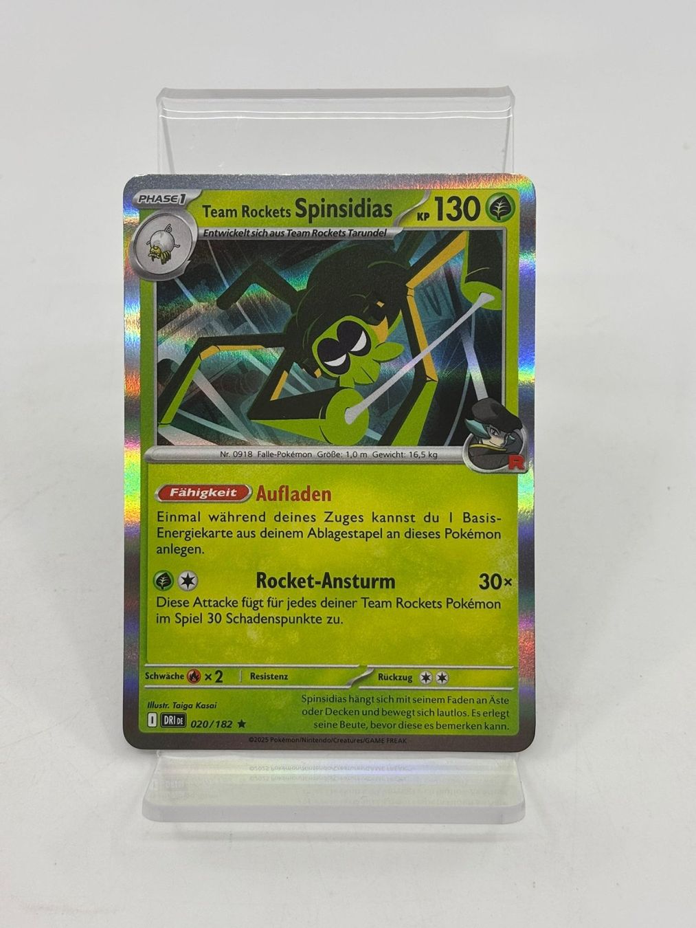 Pokémon Sammelbilder & Trading cards: Pokemon Team Rocket's Spinsidias 020/182 – Gebraucht aus Herisau von Pokemon2026