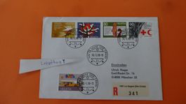 LA SAGNE (St. Croix)VD R-Brief Letzttag s. selten 30.1.88 13