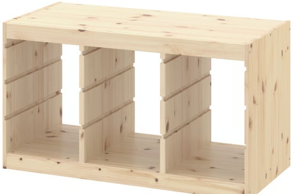 Regale: Pine Wood Shelving Unit 3 Compartments ikea – Gebraucht aus Zürich von Dani.M6