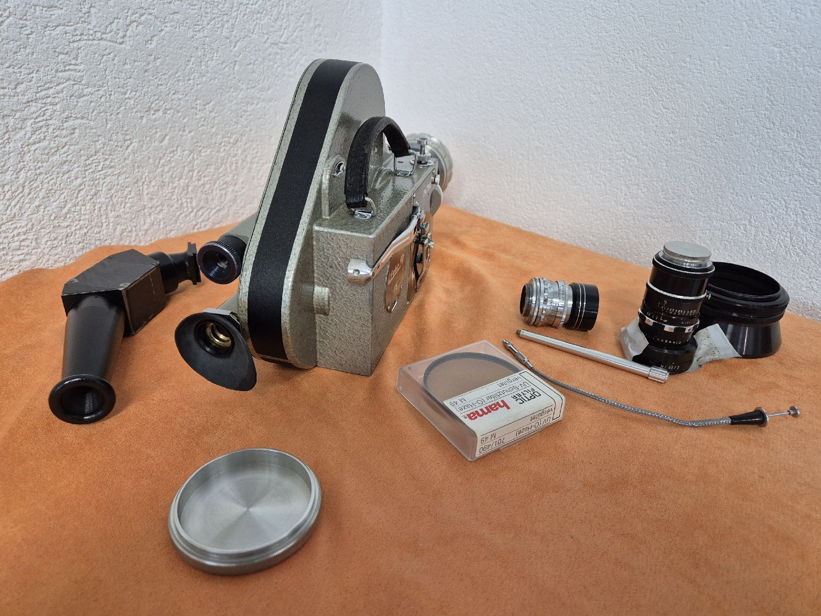 Camcorder: Pathé 16mm Kamera, Berthiot Pan-Cinor, + 2 Objektive, +div. – Gebraucht aus Basel von vintage.watches 3
