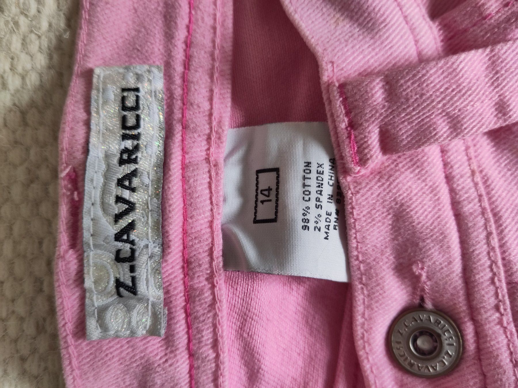 Pantaloni: Jeans Hose pink, Gr. ca. 164 – Usato da Basel venduto da Bar08 1