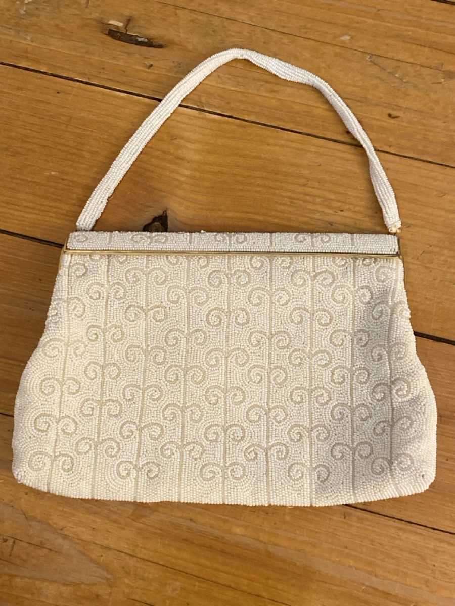 Borse da donna: Wunderschöne Vintage Perlen Handtasche, Top Zustand! – Usato da Bern venduto da Gogo_1930