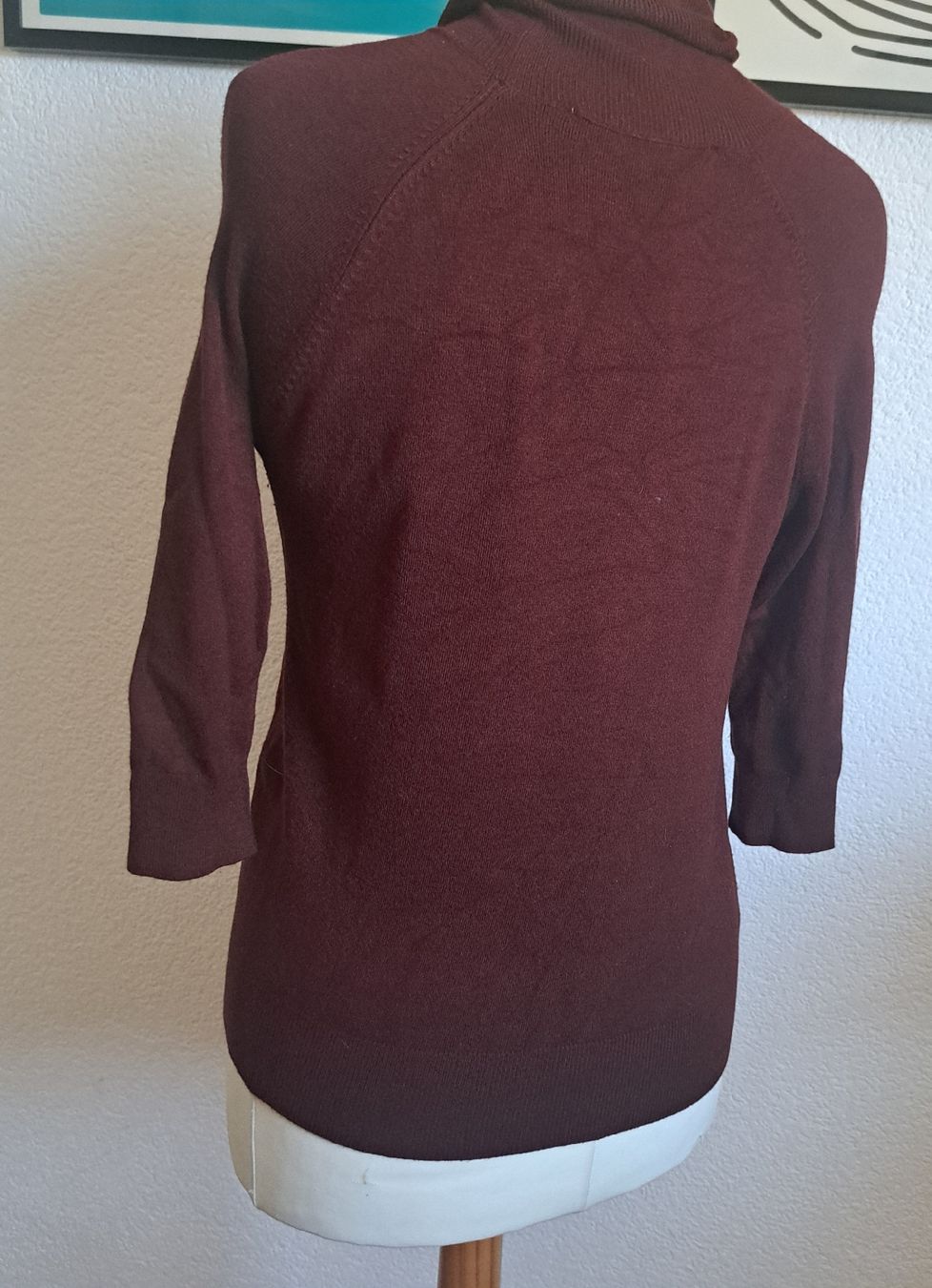 Zara Maglioni & Felpe: Rolli Pullover Weinrot 3/4 Aermel Grösse S Zara  – Usato da Kriegstetten venduto da Jakasi 1