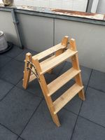 Stabile Holz-Stehleiter, beidseitig begehbar