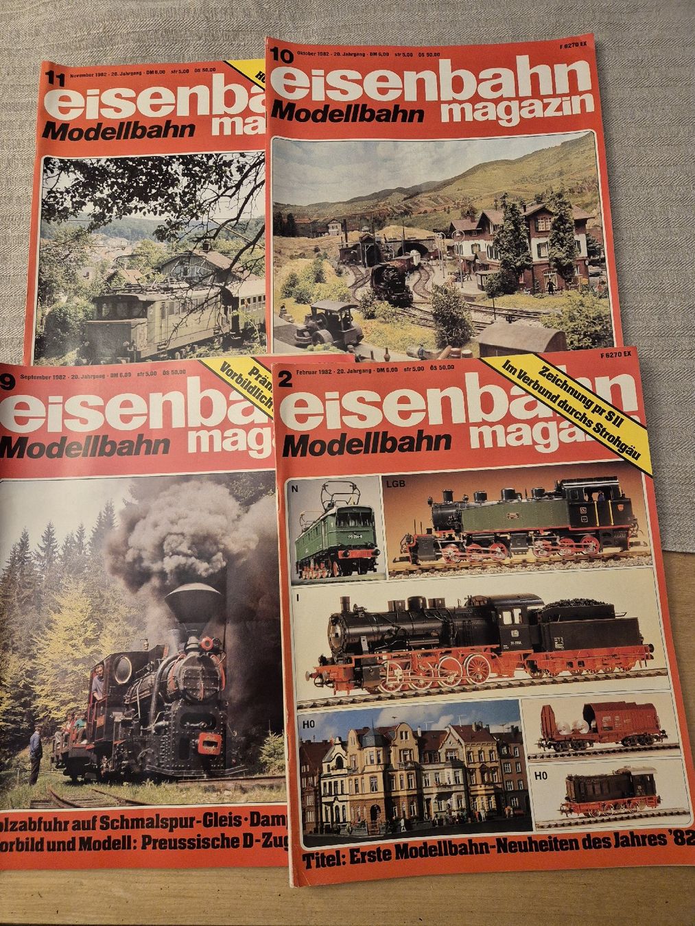 Riviste & Magazine: Eisenbahn Modellbahn Magazin 1982 – Usato da Ehrendingen venduto da Amigo5