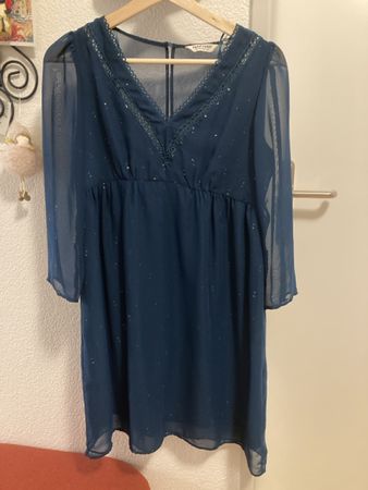 Kleid Naf Naf dunkelblau/grün