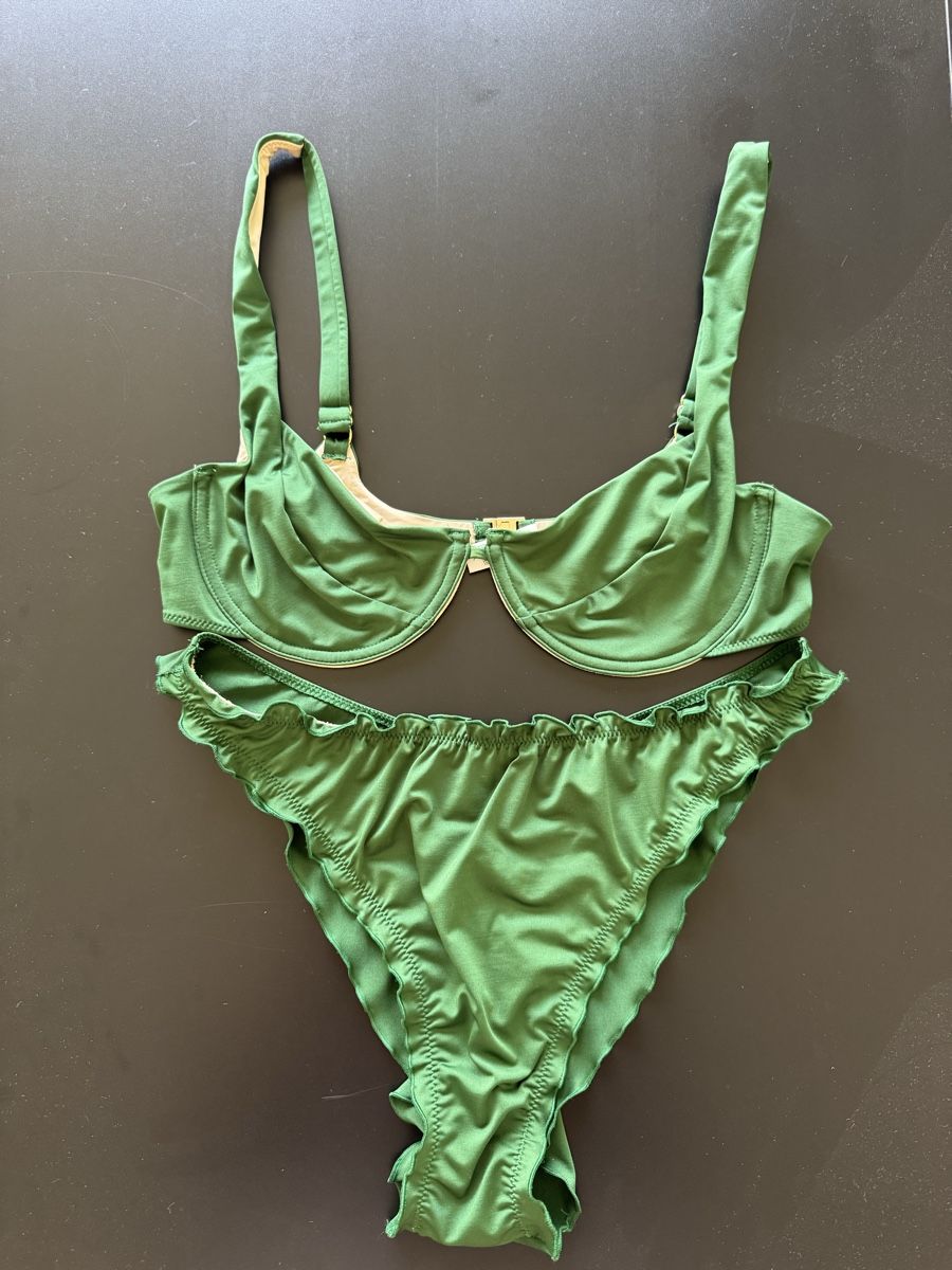 Costumi da bagno & Bikini: Nénés Paris Bikini Set Grün Gr. L – Usato da Zürich venduto da dan_bxq2