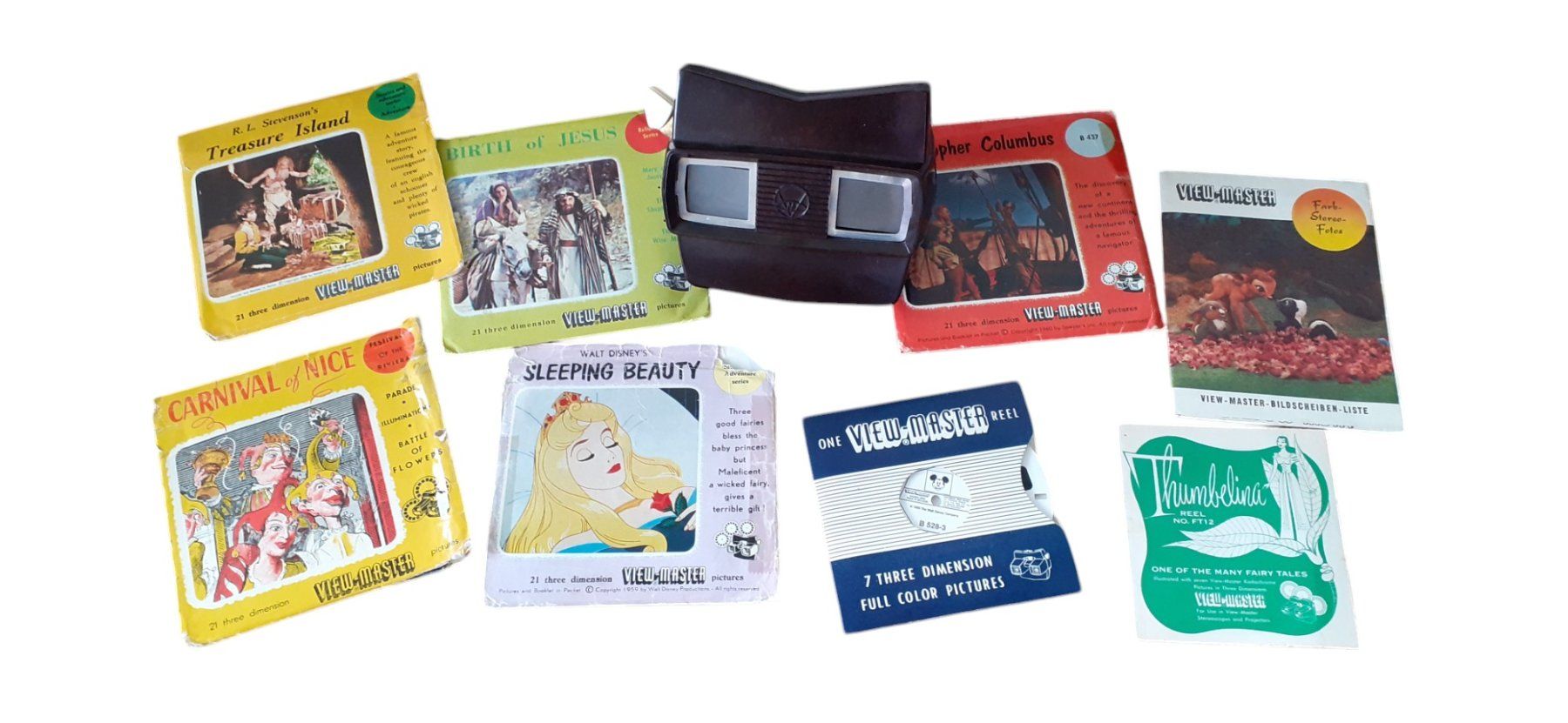 View-master Giocattoli: View Master 1950er mit Märchen-Bildscheiben Disney – Usato da Mörschwil venduto da lindaswunderkiste