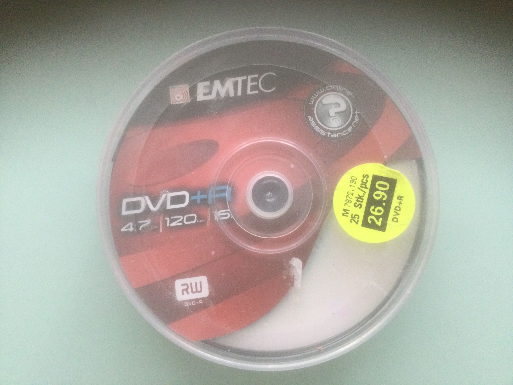 Tutti i DVDs: DVD -R / 25 Stk.Neu – Nuovo e nell'imballaggio originale da Dulliken venduto da Lindt.1845