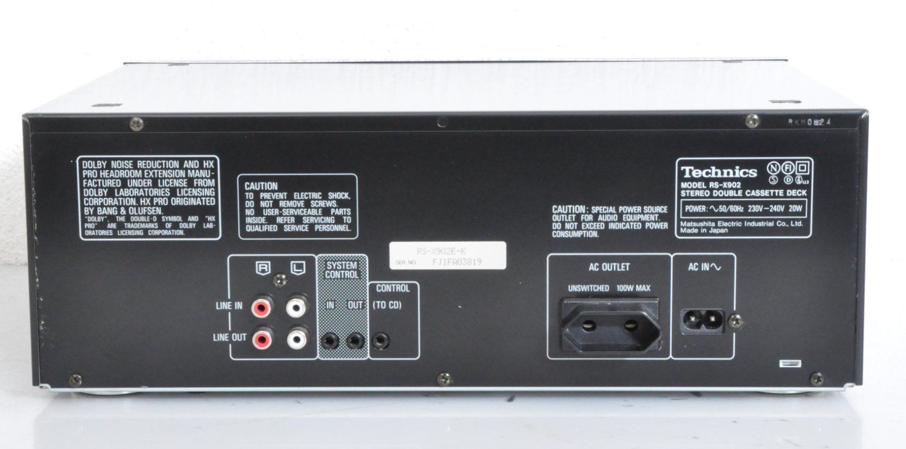 Technics Enregistreurs: Technics RS-X902 - Tape recorders – D'occasion à Oberglatt ZH par Kumar2 3