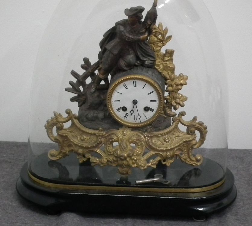 ULTECHNOVO Glaskuppel Mit Holzsockel - 10cm Glasglocke Für Deko & Basteln