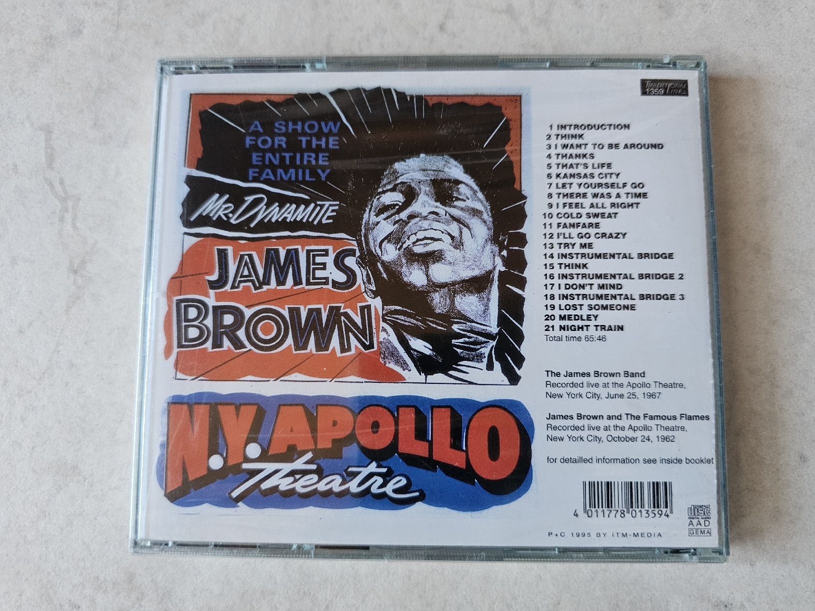 CDs: James Brown - The Complete Apollo Concert / Fabrikneu – Neu und originalverpackt aus Schneisingen von backstore24 1