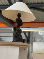 Tischlampe Figur Mutter mit Kind dunkel Holz geölt guter ...