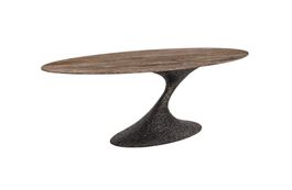 Richmond Interiors | Dining table Russo ash brown oval 235🖤