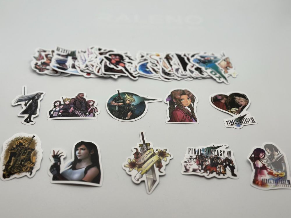 NEW/NEUF 60 x Sticker/Autocollant game Final Fantasy VII 7 (Neu und ...