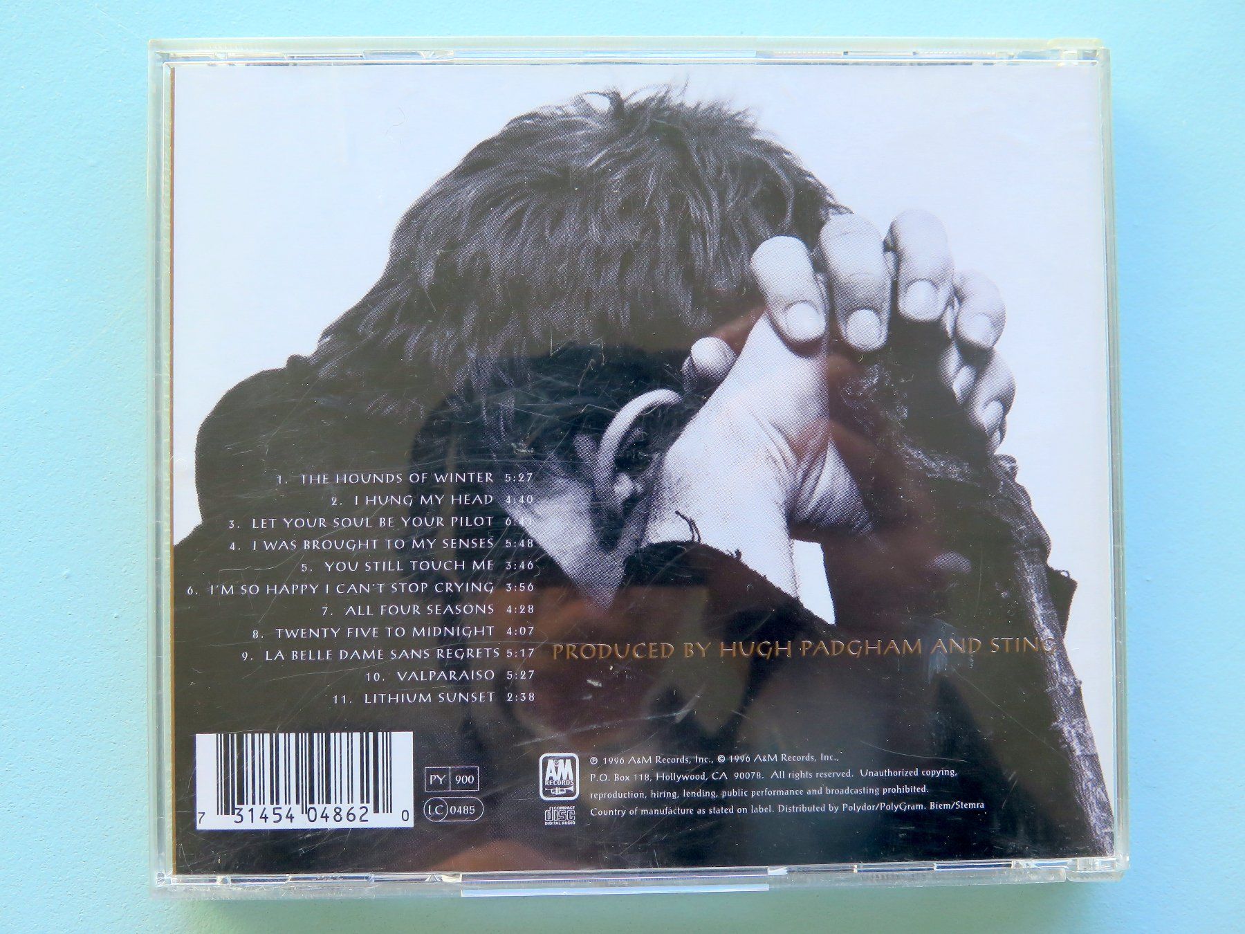 CD: (p) CD STING: Mercury falling, 1996 – Usato da Bern venduto da Balzamico 1