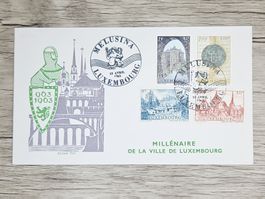 CL05 Enveloppe + Timbre Luxembourg 1963