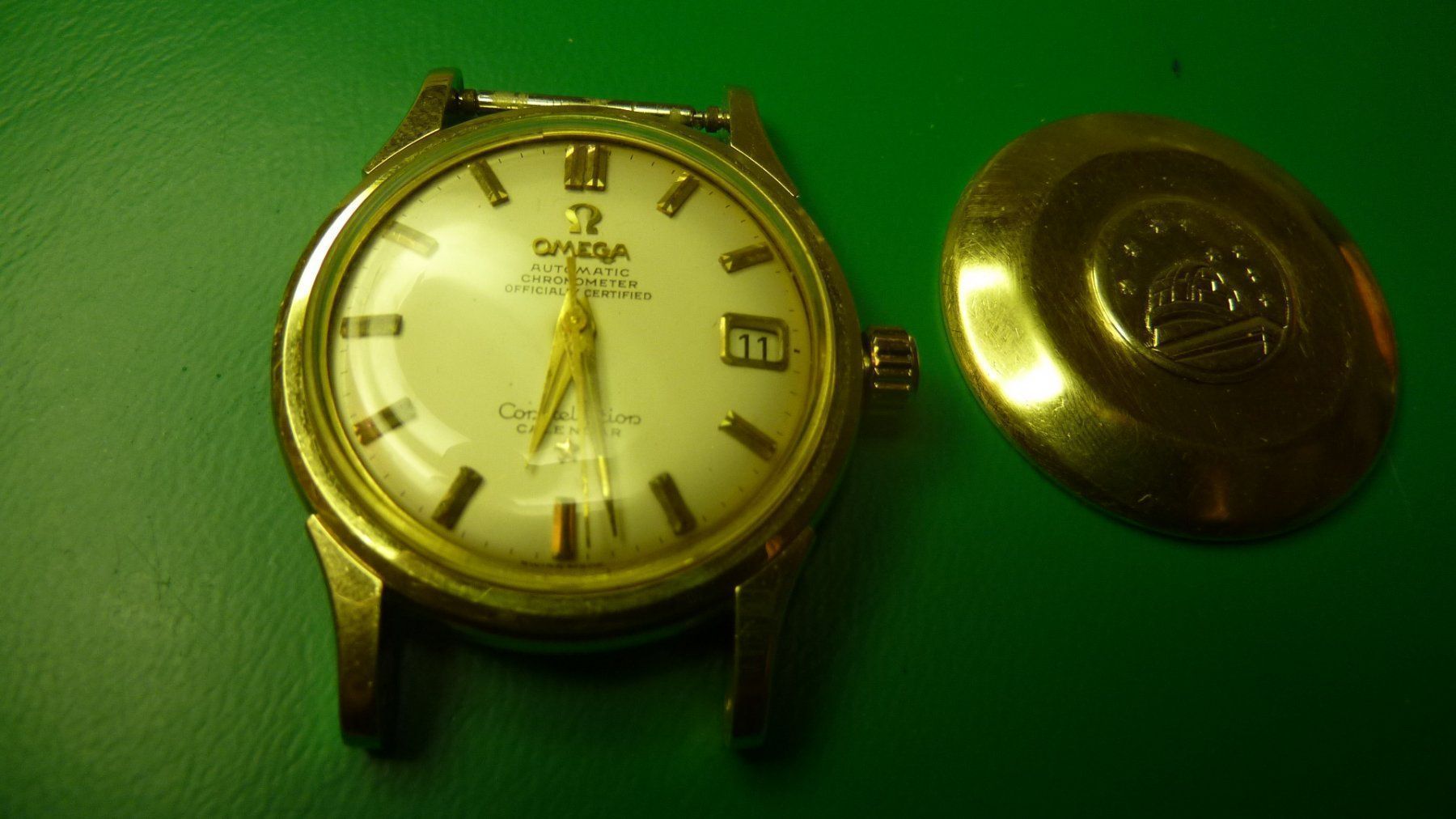 Omega Orologi: omega constellation vintage gold 14 k – Usato da Ittigen venduto da sebolino 2