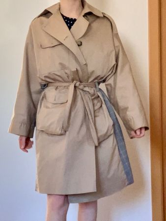 Trench bi-matières The kooples