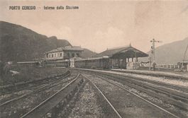 Bahnhof Porto Ceresio stazione treno zug
