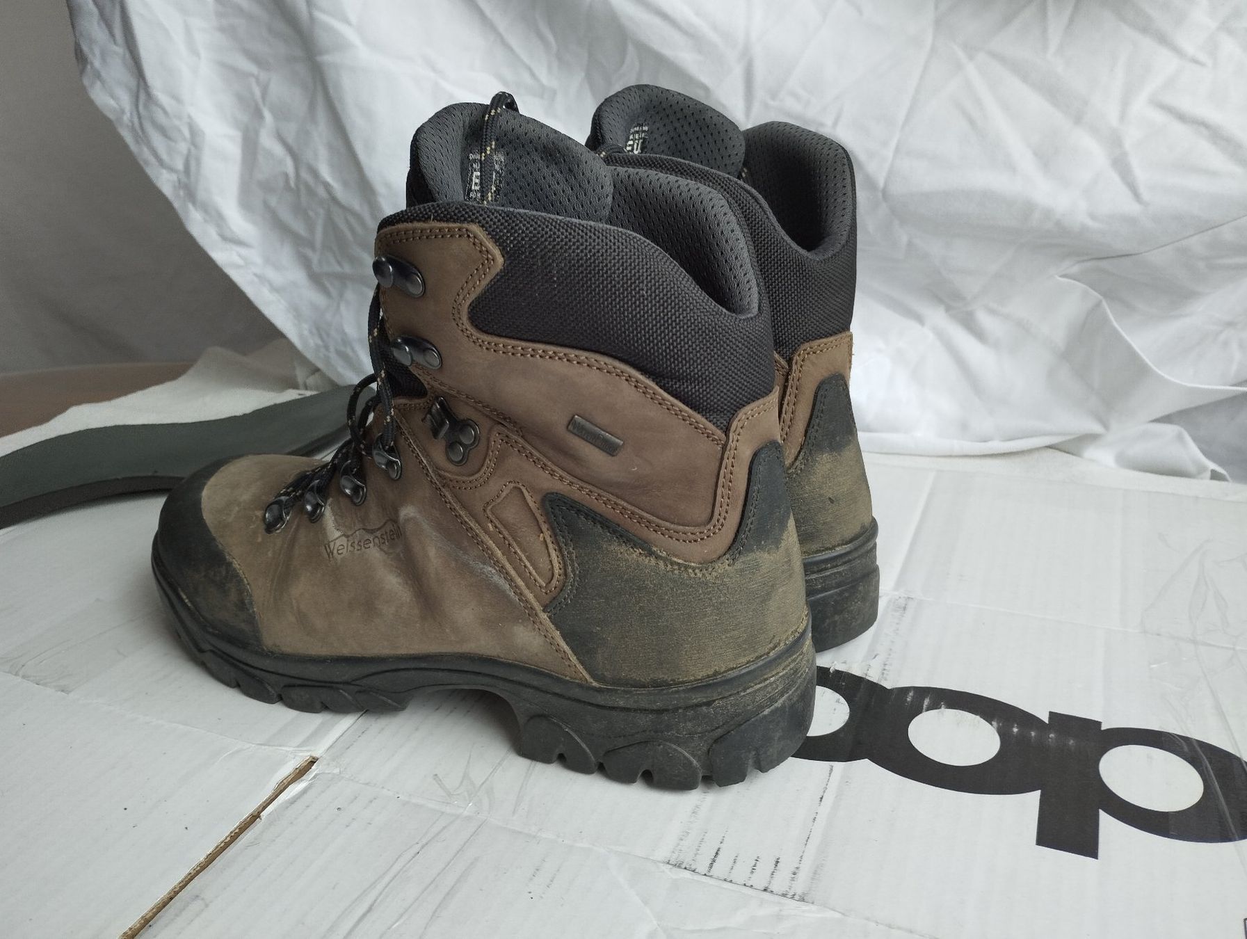 Chaussures hommes: Weissenstein Wanderschuh 45 Leder – D'occasion à Oberwil BL par suaku 3