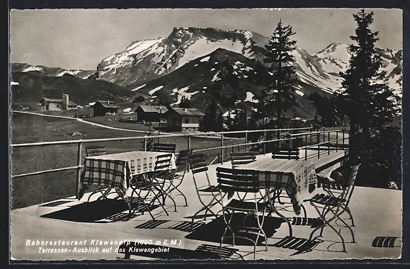 Ansichtskarten: Beckenried, Bahnrestaurant Klewenalp, Te – Gebraucht aus Berlin von bartko-reher