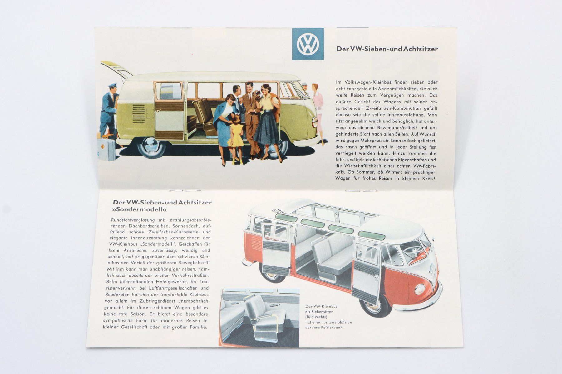 VW Documenti: VW Bulli Transporter 1955 Prospekt – Usato da Bühl b.Aarberg venduto da Collectorpassions 5